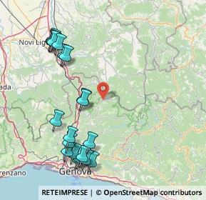 Mappa SP 8, 16010 Crocefieschi GE, Italia (19.309)