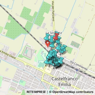 Mappa Via Lombardia, 41013 Castelfranco Emilia MO, Italia (0.36552)