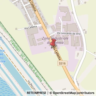 Mappa Via Celletta, 108, 44011 Argenta, Ferrara (Emilia Romagna)