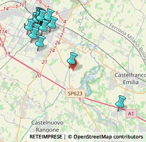 Mappa Stradello Scartazzetta, 41126 San Damaso MO, Italia (5.58778)