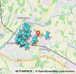 Mappa Via F.lli Rosselli, 42019 Scandiano RE, Italia (0.8355)