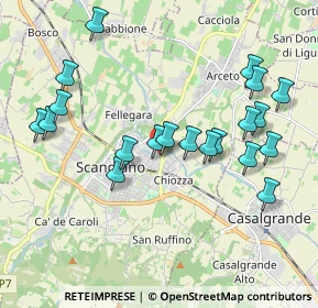 Mappa Via F.lli Rosselli, 42019 Scandiano RE, Italia (2.058)