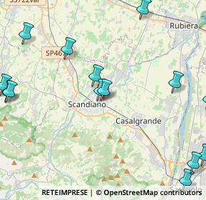 Mappa Via F.lli Rosselli, 42019 Scandiano RE, Italia (6.708)