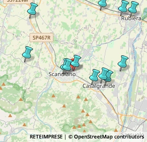 Mappa Via F.lli Rosselli, 42019 Scandiano RE, Italia (4.365)