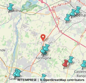 Mappa Cavezzo, 41043 Casinalbo MO, Italia (6.656)