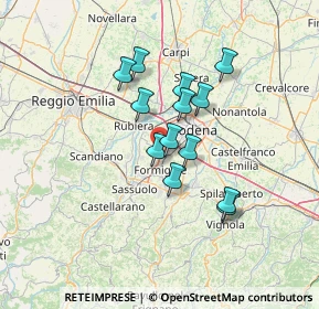 Mappa Cavezzo, 41126 Modena MO, Italia (10.73308)