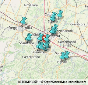 Mappa Cavezzo, 41043 Formigine MO, Italia (10.75444)