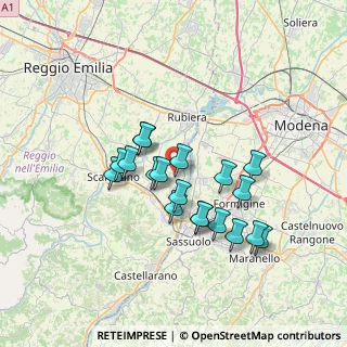 Mappa Via Generale Reverberi, 42010 Casalgrande RE, Italia (6.04947)