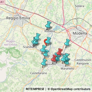 Mappa Via Generale Reverberi, 42010 Casalgrande RE, Italia (6.22056)