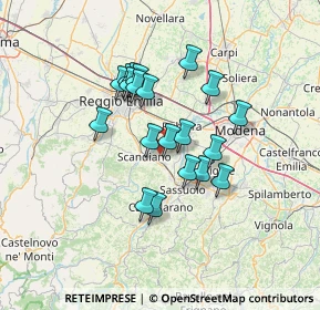 Mappa Via Querciole, 42019 Scandiano RE, Italia (10.993)