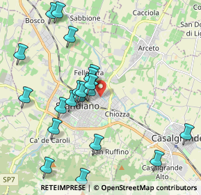 Mappa Via G. Zibordi, 42019 Scandiano RE, Italia (2.2015)