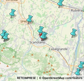 Mappa Via G. Zibordi, 42019 Scandiano RE, Italia (6.78)