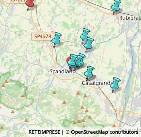 Mappa Via G. Zibordi, 42019 Scandiano RE, Italia (2.9925)