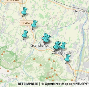 Mappa Via G. Zibordi, 42019 Scandiano RE, Italia (2.67364)