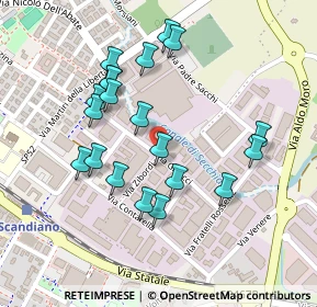 Mappa Via G. Zibordi, 42019 Scandiano RE, Italia (0.2255)