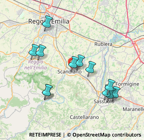 Mappa Viale Martiri della Libertà, 42019 Scandiano RE, Italia (7.5975)