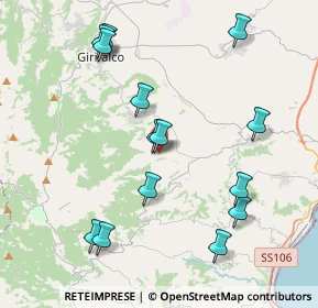 Mappa 88050 Vallefiorita CZ, Italia (4.75071)