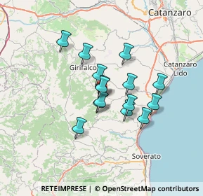 Mappa 88050 Vallefiorita CZ, Italia (5.49)