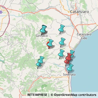 Mappa Corso Europa, 88050 Vallefiorita CZ, Italia (7.20143)