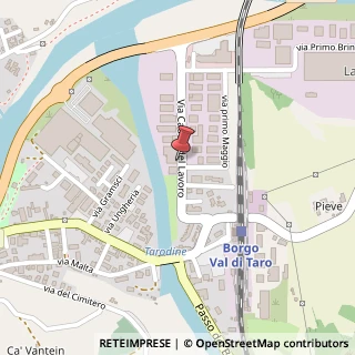 Mappa Via Caduti del Lavoro, 5, 43043 Borgo Val di Taro, Parma (Emilia Romagna)