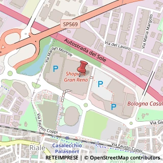 Mappa Via Abetone Brennero, 144, 40033 Casalecchio di Reno, Bologna (Emilia Romagna)