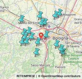 Mappa Via Marilyn Monroe, 40033 Bologna BO, Italia (6.79611)