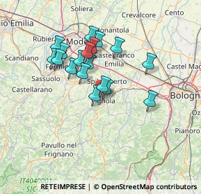 Mappa Via Salvo D'Acquisto, 41058 Vignola MO, Italia (11.70778)