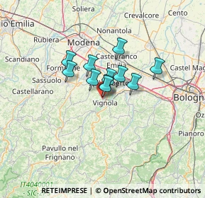 Mappa Via Salvo D'Acquisto, 41058 Vignola MO, Italia (7.80636)