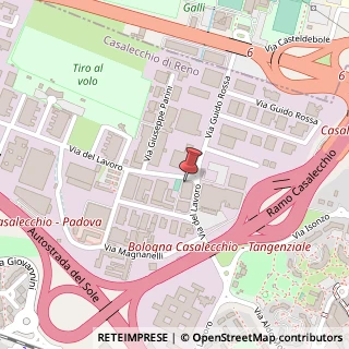 Mappa Via del Lavoro, 57, 40033 Casalecchio di Reno, Bologna (Emilia Romagna)