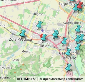 Mappa Via Gilles Villeneuve, 40033 Casalecchio di Reno BO, Italia (2.68588)