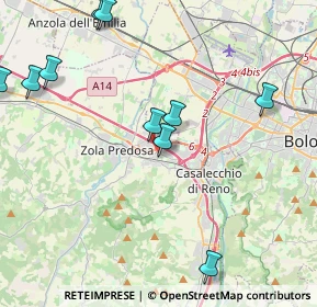 Mappa Via Gilles Villeneuve, 40033 Casalecchio di Reno BO, Italia (5.32091)