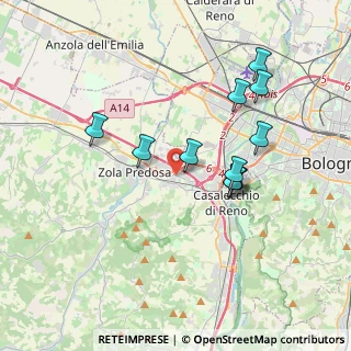 Mappa Via Gilles Villeneuve, 40069 Zola Predosa BO, Italia (3.45)
