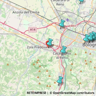 Mappa Via Gilles Villeneuve, 40069 Zola Predosa BO, Italia (6.45455)