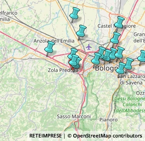 Mappa Via Gilles Villeneuve, 40033 Casalecchio di Reno BO, Italia (7.45438)