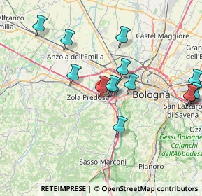 Mappa Via Gilles Villeneuve, 40033 Casalecchio di Reno BO, Italia (7.80857)