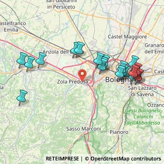 Mappa Via Gilles Villeneuve, 40069 Zola Predosa BO, Italia (8.771)
