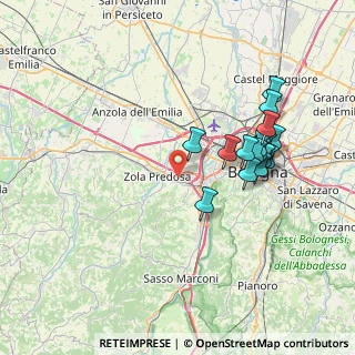 Mappa Via Gilles Villeneuve, 40069 Zola Predosa BO, Italia (7.33438)