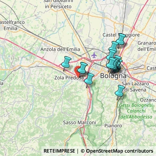 Mappa Via Gilles Villeneuve, 40069 Zola Predosa BO, Italia (6.86765)