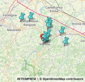 Mappa Via Salvo D'Acquisto, 41058 Vignola MO, Italia (4.6675)