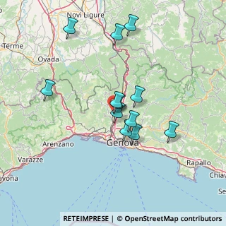 Mappa Via alla Stazione di San Quirico, 16163 Genova GE, Italia (12.6125)