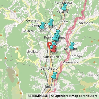 Mappa Via alla Stazione di San Quirico, 16163 Genova GE, Italia (1.37455)