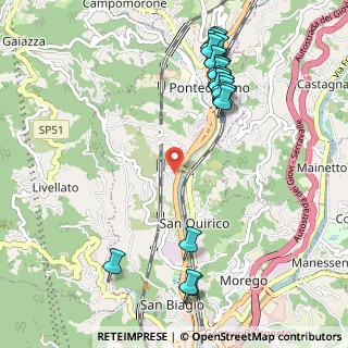 Mappa Via alla Stazione di San Quirico, 16163 Genova GE, Italia (1.237)