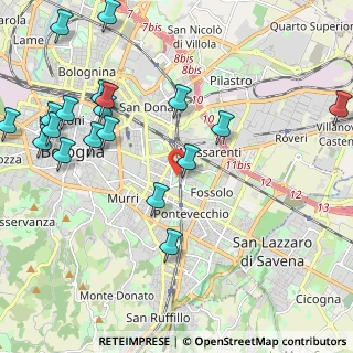 Mappa Via dell'Arcobaleno, 40138 Bologna BO, Italia (2.65263)