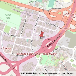 Mappa Via Guido Rossa, 8, 40033 Casalecchio di Reno, Bologna (Emilia Romagna)