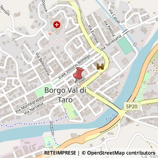 Mappa Via Nazionale, 41, 43043 Borgo Val di Taro, Parma (Emilia Romagna)