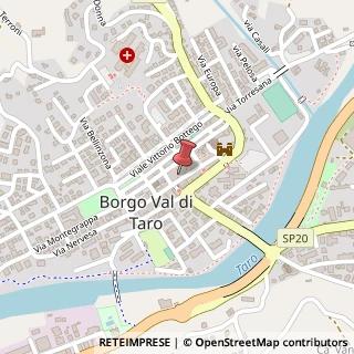 Mappa Via Leonardo da Vinci, 10A, 43043 Borgo Val di Taro, Parma (Emilia Romagna)