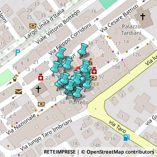 Mappa Piazza Camillo Benso Conte di Cavour, 43043 Borgo Val di Taro PR, Italia (0)