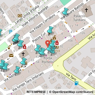 Mappa Piazza Camillo Benso Conte di Cavour, 43043 Borgo Val di Taro PR, Italia (0.087)