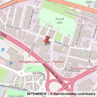 Mappa Via del Lavoro, 71, 40033 Casalecchio di Reno, Bologna (Emilia Romagna)