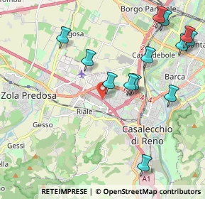 Mappa 5 Ingresso 3b - parcheggio interno all'interno, 40033 Casalecchio di Reno BO (2.41923)